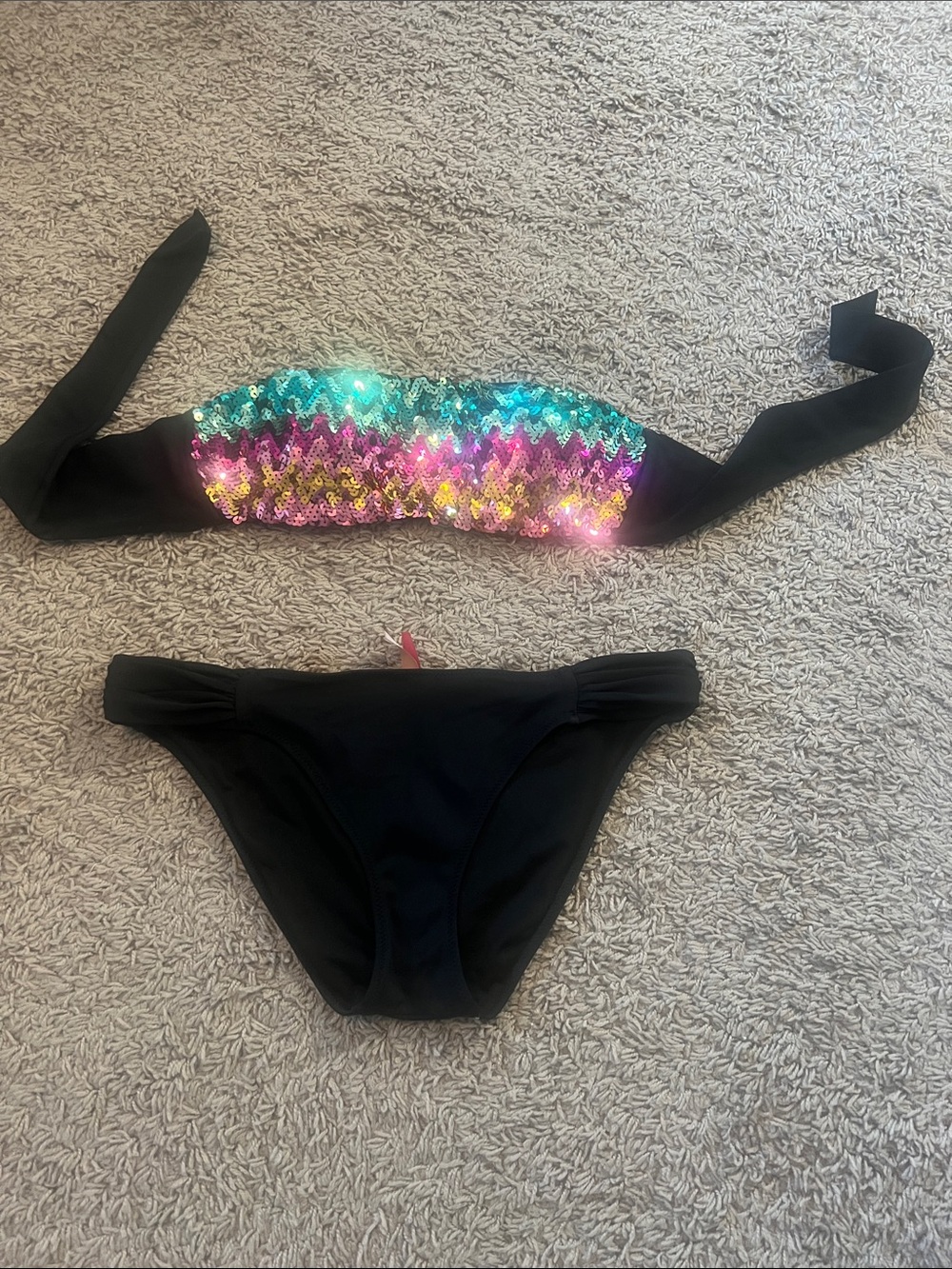 Victoria's Secret Black Garment with Pink Brand Tag